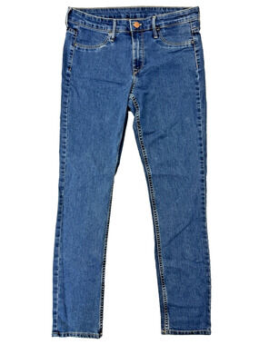 &Denim H&M Women’s 30 Mid Rise Skinny Ankle Blue Jeans Medium Wash EUC